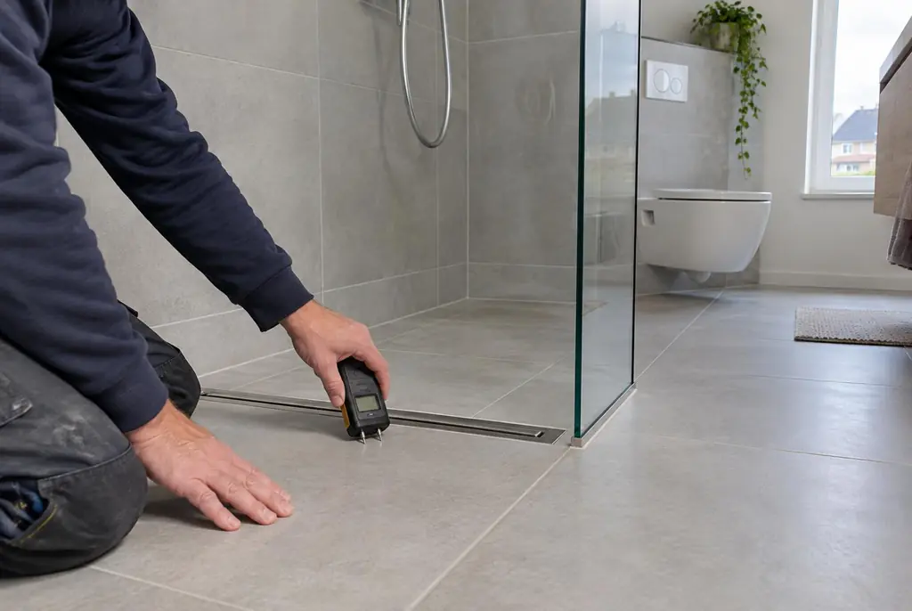 Lekdetectie Katwijk – badkamer in een nieuwbouwwoning