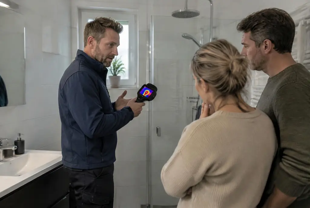 Lekdetectie Katwijk – specialist legt bevindingen uit aan bewoner
